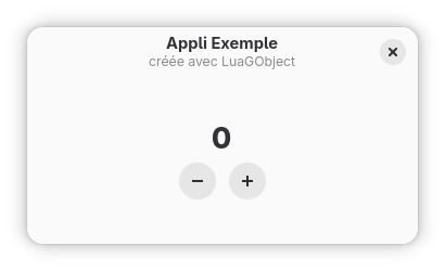 Screenshot of the same application but in French