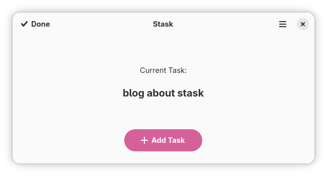 Stask screenshot